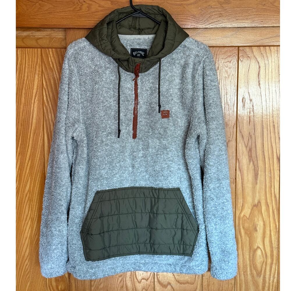 Billabong Adventure Division "Badger" Sherpa Half-Zip Hoodie